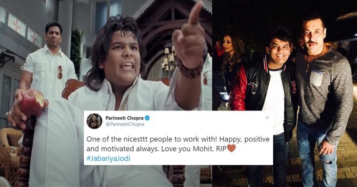 Ready actor Mohit Bagel with Salman Khan