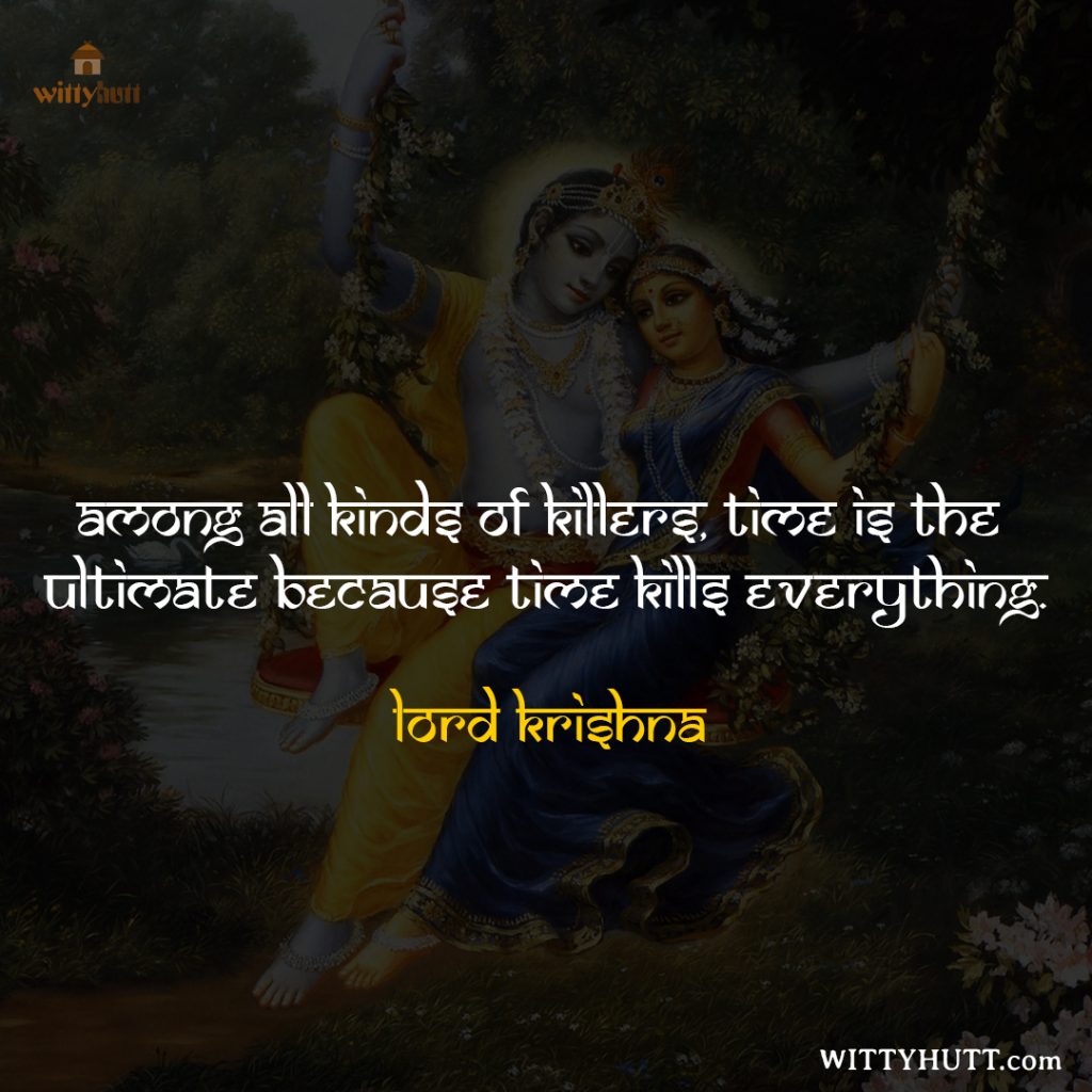 Among all kinds of killers, time is the ultimate because time kills everything.