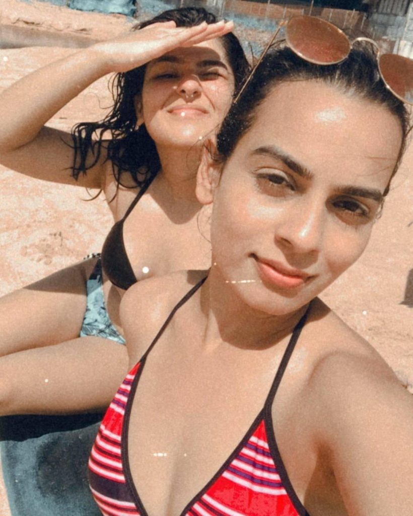 Nidhi Bhanushali in Bikini