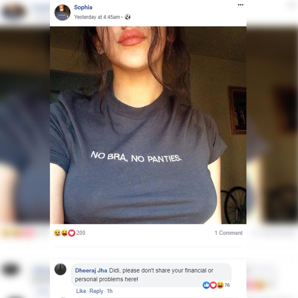 No Bra No Panty Meme