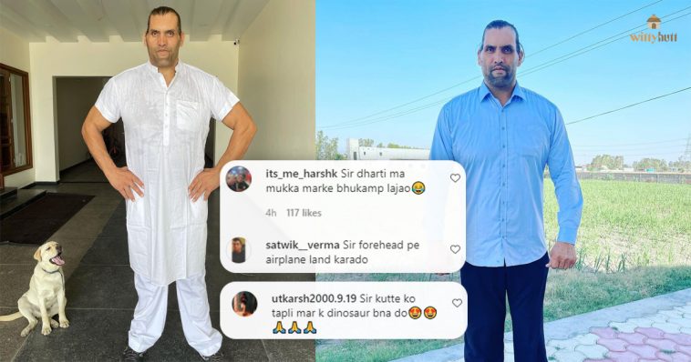 Khali's Instagram Posts Comments